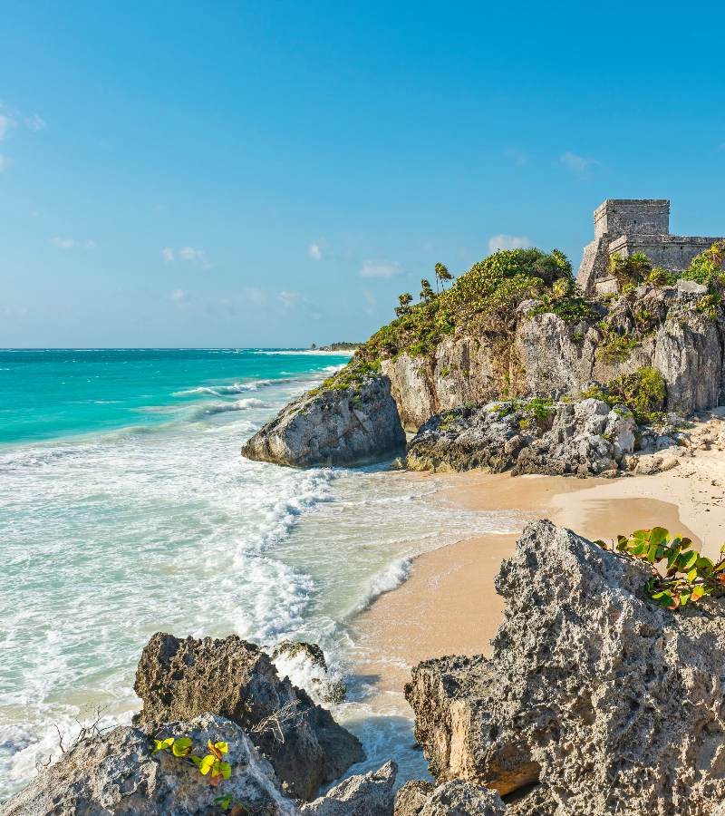 Tulum coastline, Western Caribbean